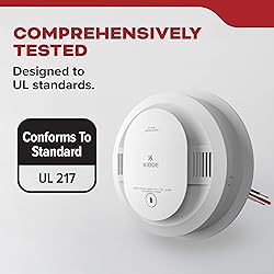Kidde Hardwired Smoke Detector for Home, 10-Year
