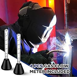 Saysurey 4 Pcs Gas Flow Meter Tester Argon Flow