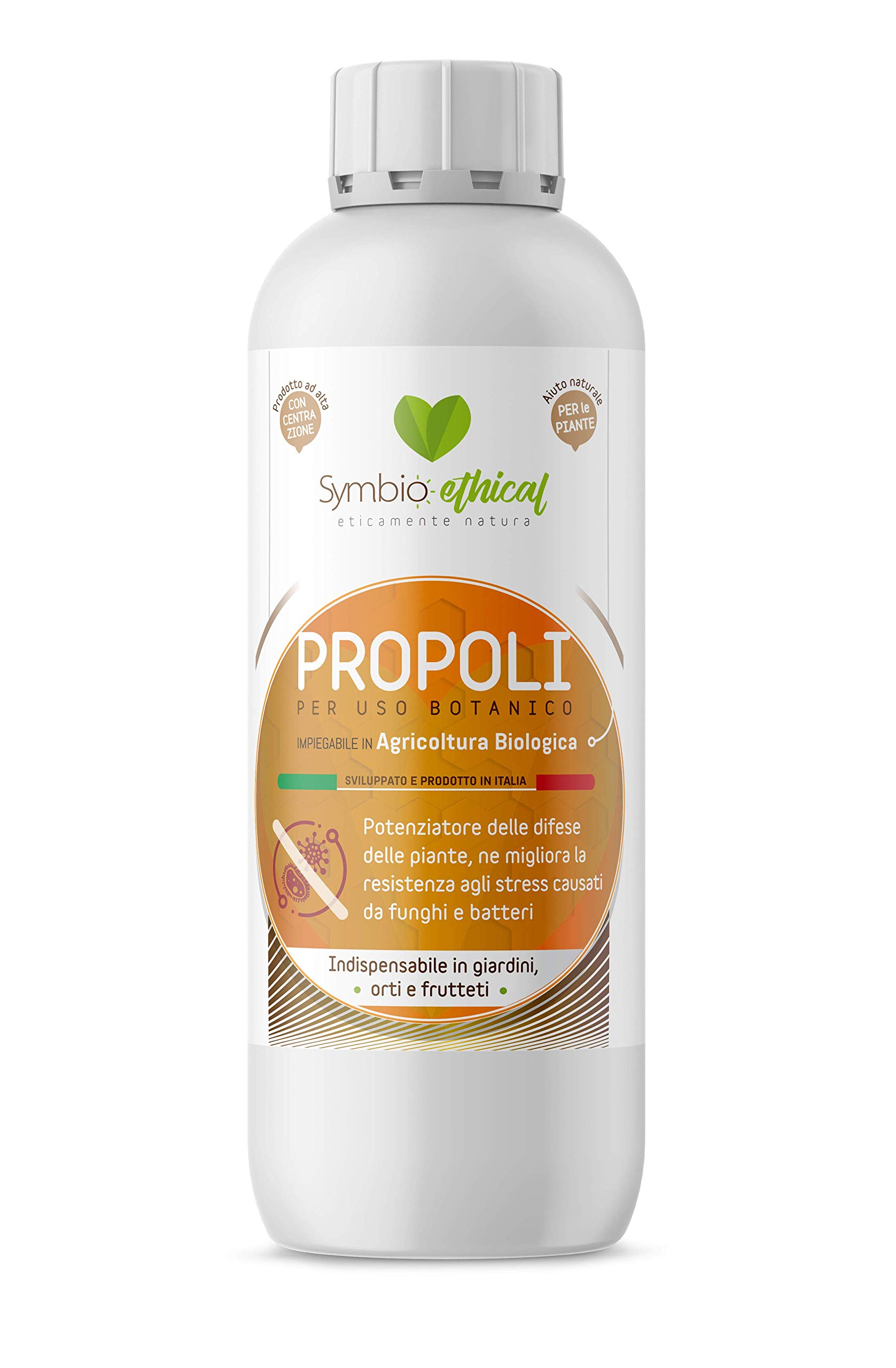 Symbioethical Propolis - 500 gr - High Concentration - Natural enhancer of plant defenses - Organic Agriculture