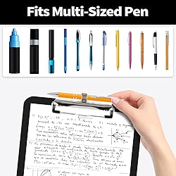 Sooez Plastic Clipboard with Pen