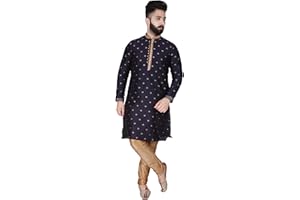 Pro-Ethic Style Developer Men's Silk Printed Kurta Set