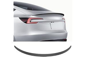 Arcoche Spoiler for Tesla Model 3 Performance Spoiler Wing Rear Trunk Lip Tail Lid for Tesla 2016-2023 ABS Model 3 Accessories(Matte Carbon Fiber