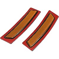 Amazon.com: X AUTOHAUX Pair 63147274433 Front Bumper Reflector 