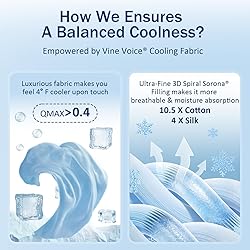 Vine Voice Cooling Blanket Comforter for Hot
