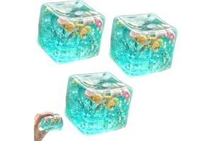 Ice Cube Squishy, Slow Rising Ice Cube Squeeze, Anxiety Relief, Stress Relief Sensory Cubes for Adults, Party Favors Birthday