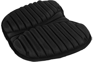 NULYLU Portable Kayak Backrest Pad with Back Support Cushion, Supple Seat Back Mat for Outdoor Kayaking