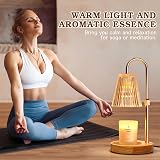 Funistree Candle Warmer Lamp with Timer & Dimmer, 2 Bulbs, Height Adjustable view 7