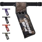 Legend SF4 Hip Quiver for Arrows -vBeginner-Friendly Right-Handed Arrow Quiver with 3 Arrow Tubes, Durable Archery Quiver with Adjustable Belt Strap, Waist Quiver Arrow Holder for Target Shooting