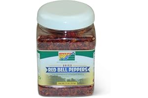 Mother Earth Products Dehydrated Mixed Bell Peppers Jar, 9 Ounce (Pack of 1)