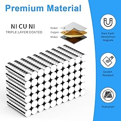 5x2mm Magnets, Caturledas 600 Pack 5x2 mm Small
