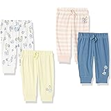 Amazon Essentials Disney | Star Wars | Princess Baby Girls' Pants, Pack of 4