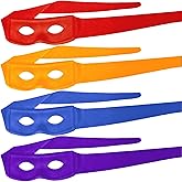 hongliang 4PCS Mask,Halloween Costume Eye Masks Accessories for Dress-Up,adult Birthday Parties & Superhero Theme(4 Styles)