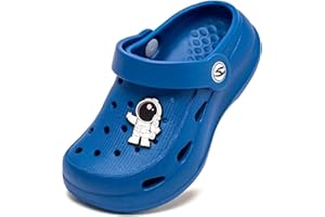 WOUEOI Boys Girls Garden Shoes Toddler Cartoon Slides Sandals Kids Clogs