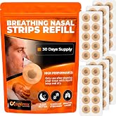 Refill Magnetic Nose Strips for Breathing, Nasal Strips, 30-Days-Nude | Refill Only, Nasal Strips for Snoring, Running, Nose Breathing, Nose Magnet for Breathing, Men and Women, 30-Days Supply