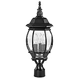NUVO 60/899 Central Park Outdoor 3-Light Post