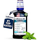 ioRinse AC Anticavity Mouthwash with Fluoride &amp; Molecular Iodine,16.9 fl oz | Alcohol-Free Mint Rinse; Fluoride Mouth Wash for Bad Breath and Enamel Protection, with Molecular Iodine &amp; Xylitol.