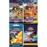 Star Realms Wise Wizard Games Expansions Bundle: Promo-Pack 1, Gambit, Cosmic Gambit, Scenarios (4 Items)