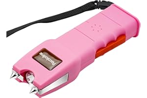 RECOLORFINE Stun Gun with LED Flashlight for Women Self Defense Rechargeable Stun Guns with Personal Security Alarm