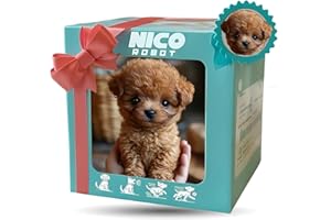 YANMIDE 2025 New Ai Robot Dog - My Smart Realistic Robot Dog Puppy That Acts Like a Real Dogs, Interactive Plush Robots Dogs for Adults,Walking, Barking, Tail Wagging, for Pet Lovers (#6)