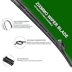 3 Factory Wiper Blades Replacement For VW