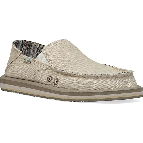 Amazon.com | Sanuk Mens Donny Hemp Loafers | Mens Shoes  display picture 2