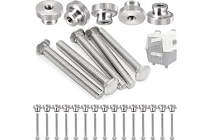 LUTQ 20 Sets M6×40 Pet Carrier Replacement Fasteners Set - Heavy Duty Stainless Steel Bolts and Nuts for Kennel and Carrier - Dog and Cat Carrier Replacement Parts