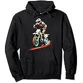 Motocross Dirt Bike Motocross Dirtbike Enduro Men Boys kids Pullover Hoodie