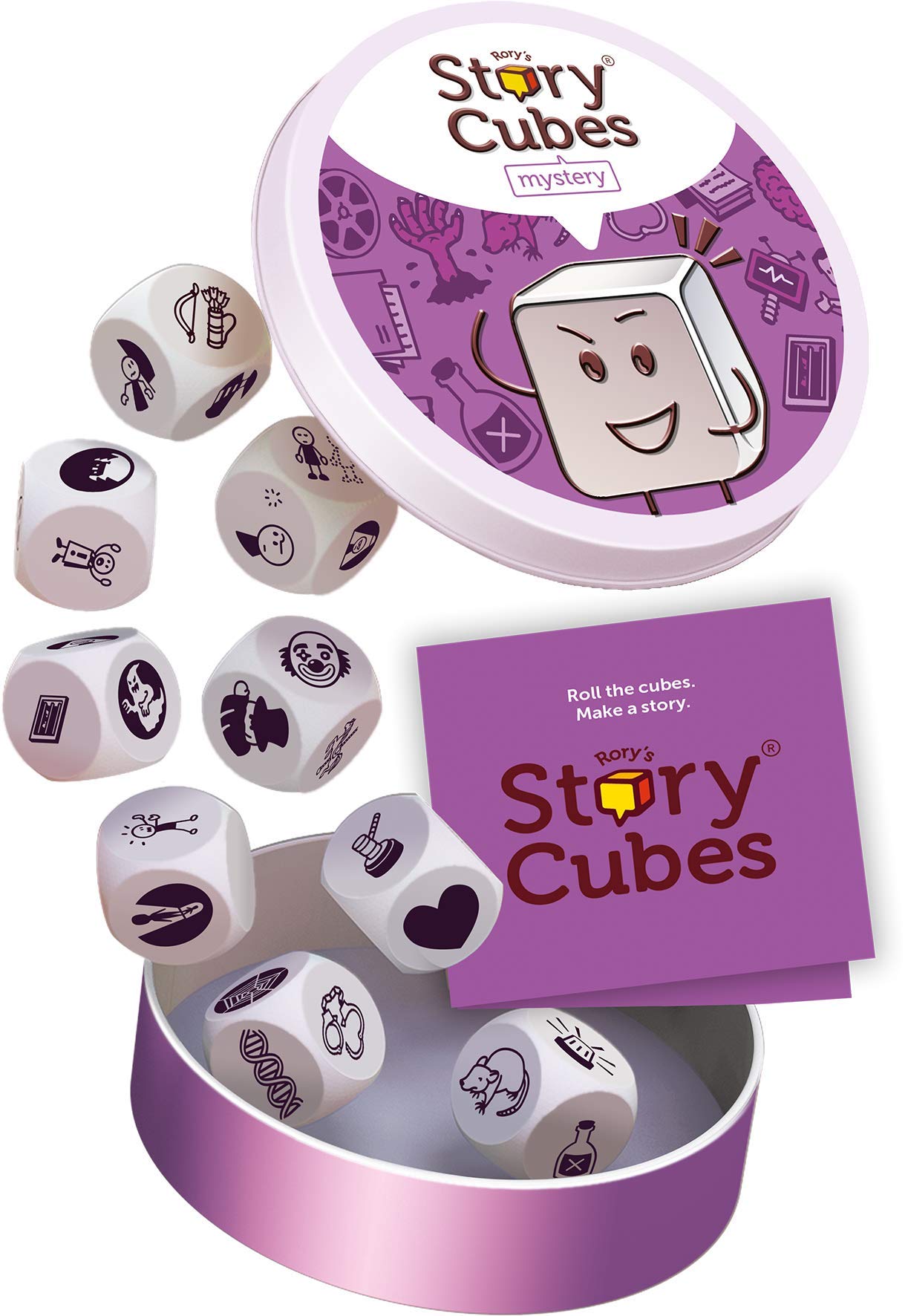 Zygomatic Asmodee, Rory's Story Cubes Mystery, Family Dice Game, Ages 6+, 1+ Players, 10 Minutes Playing Time