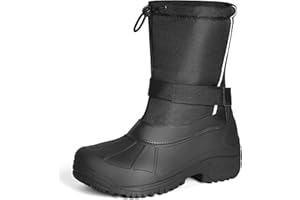 Furuian Insulated Snow Boots for Men Waterproof Winter Boots for Men Outdoor Non Slip Hiking Snow Duck Boot Mens Winter Duck Boot with an Insulated Inner Liner