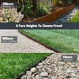 CORE EDGE Lawn Edging 65mm Face Anthracite Flexible Steel Border view 6
