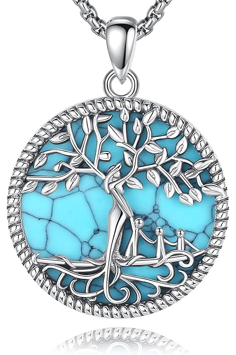 Colgante Hombre Cadena De árbol De La Vida Para Hombre De Plata De Ley 925 | FindTheDeal El Arbol De La Vida