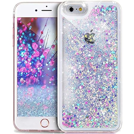 Kompatibel mit iPhone 4S/4 Hülle,iPhone 4S 4 Hülle,Durchsichtige Glitter Glänzend Bling Glitzer Diamond Diamant Fließen Treib