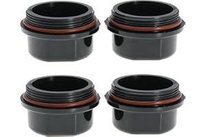 Shunmo Trailer Bearing Hub Cap for Ranger Trail, for Trailer Boat, Nitro, E-Z, and for Vortex 81143 48355V Replace K71-G01-73, 21-261,Black(4)