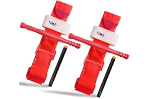 MIEDECDEL Tourniquet, Fastest Emergency Tourniquets with Reinforced Windlass Rod and Pen, Combat Hemostasis kit Single-Handed Application for Military, Medical, School Training, Outdoor (2, Orange)