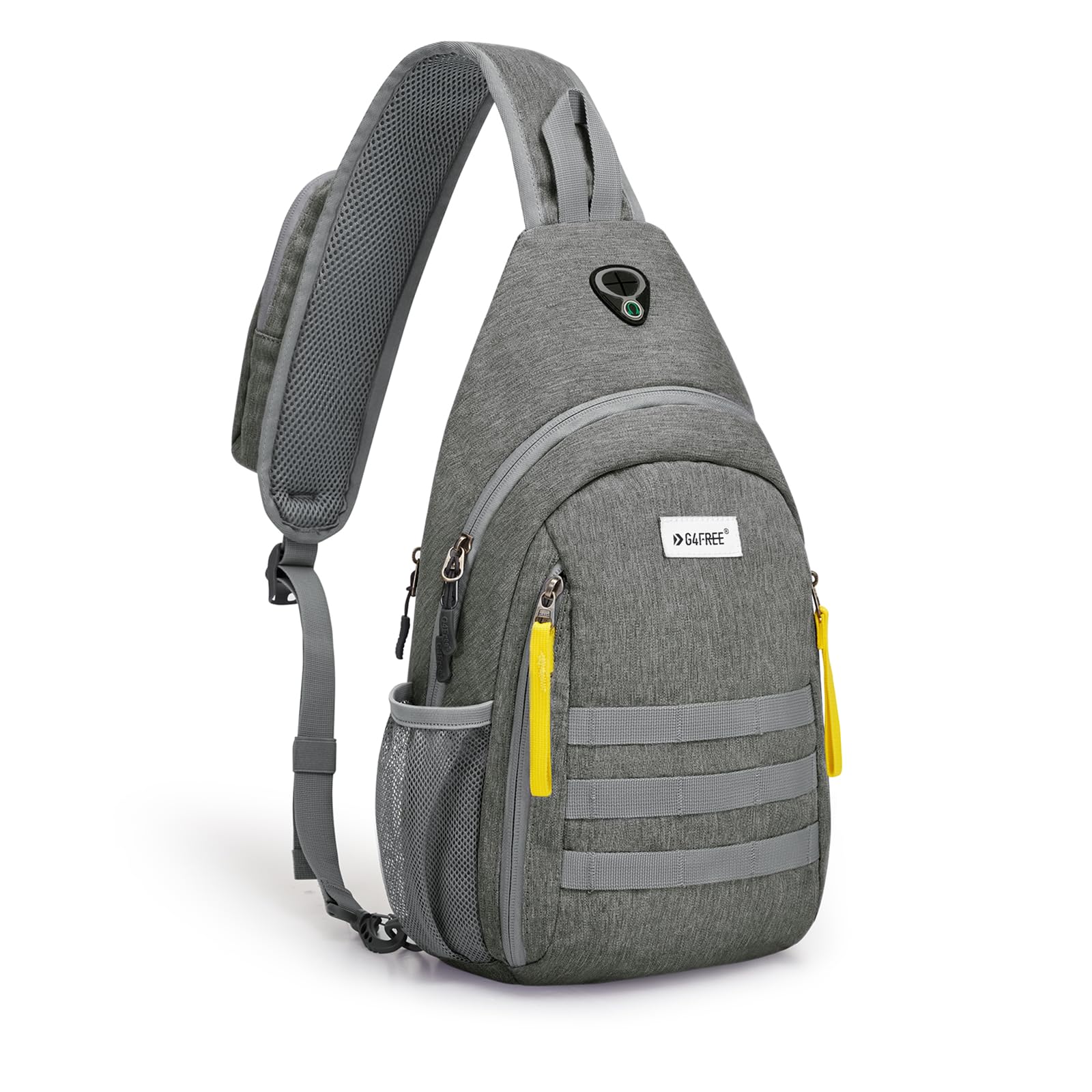 G4Free Sling Bag RFID Blocking Crossbody Backpack Travel Chest Bag Hiking Daypack for Women Men Outdoor Sports