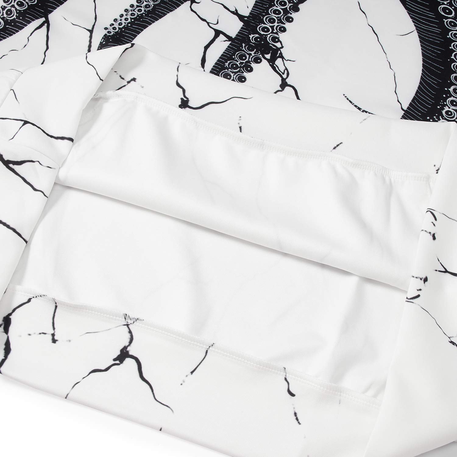 Vogseek Pull à Manches Longues à Capuche avec Grande Poche pour Homme Octopus S/M