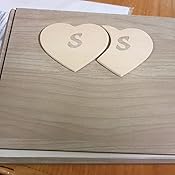 Album Fotografico Matrimonio Personalizzabile - Copertina In Legno E Tela Di Lino, 30x30 Cm, 60 Facciate