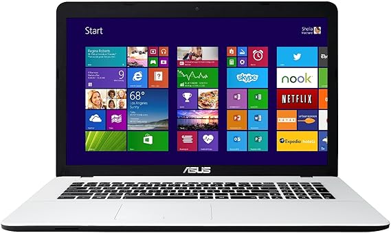 Asus F751MA-TY237H 43,9 cm (17,3 Zoll) Laptop (Intel Core 2-Quad N2940, 2,2GHz, 4GB RAM, 1000GB HDD, Intel HD, DVD, Win 8) we