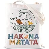 ENSIANTH Cartoon Inspire Gift Lion lover Tote Bag Animal Kingdom Gift Cartoon Fans Handbag Animal King Movie Merch (ta lion bag), Large