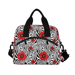 soderhamn Zebra and Flowers Lunch Bag Reusable