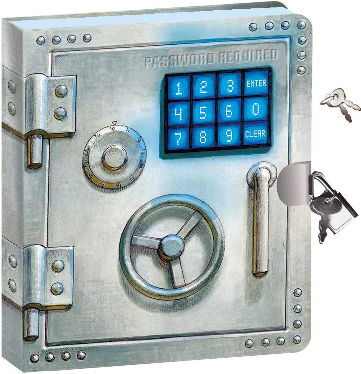 Peaceable Kingdom Kids Diary With Lock and Key Now with Spare Keys (Password Protect)