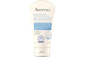 Aveeno Eczema Care Daily Moisturizing Cream, Dry Skin Moisturizer, Itchy Skin Relief, Eczema prone Skin, Fragrance Free, 166m