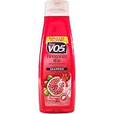 Alberto VO5 Pomegranate Bliss Moisturizing Shampoo - Hydrating Shampoo with Grape Seed Extract - Pomegranate Scent - Five Oils and Vitamins - 15 oz