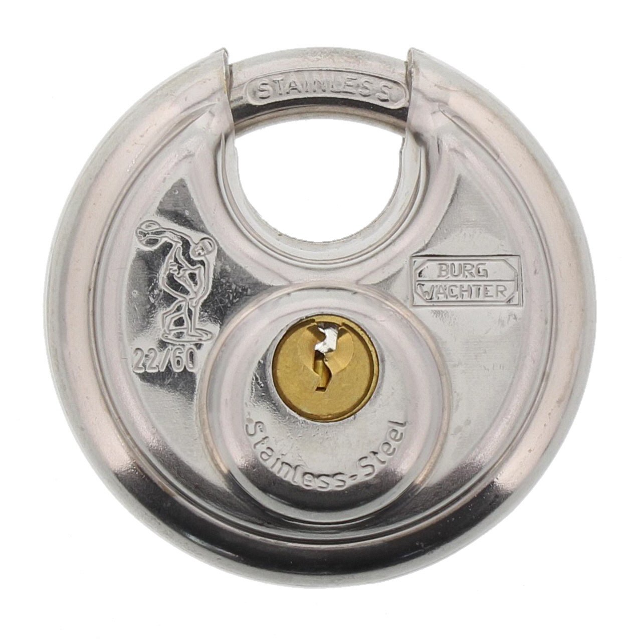 Burg-Wächter 8 mm Thickness, Pincers, 2 Keys, Discus Padlock 22 Ni 60 SB