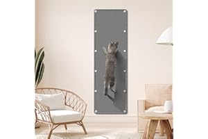 JOUXKOT Cat Climbing Wall - 62.9x19.6in Couch Scratch Protector with Fixed Nail, Thickened Wall Mounted Cat Scratcher