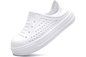 EasyStar Sneaker-Style Kids' EVA Sandals with Cushioned Fabric Heel