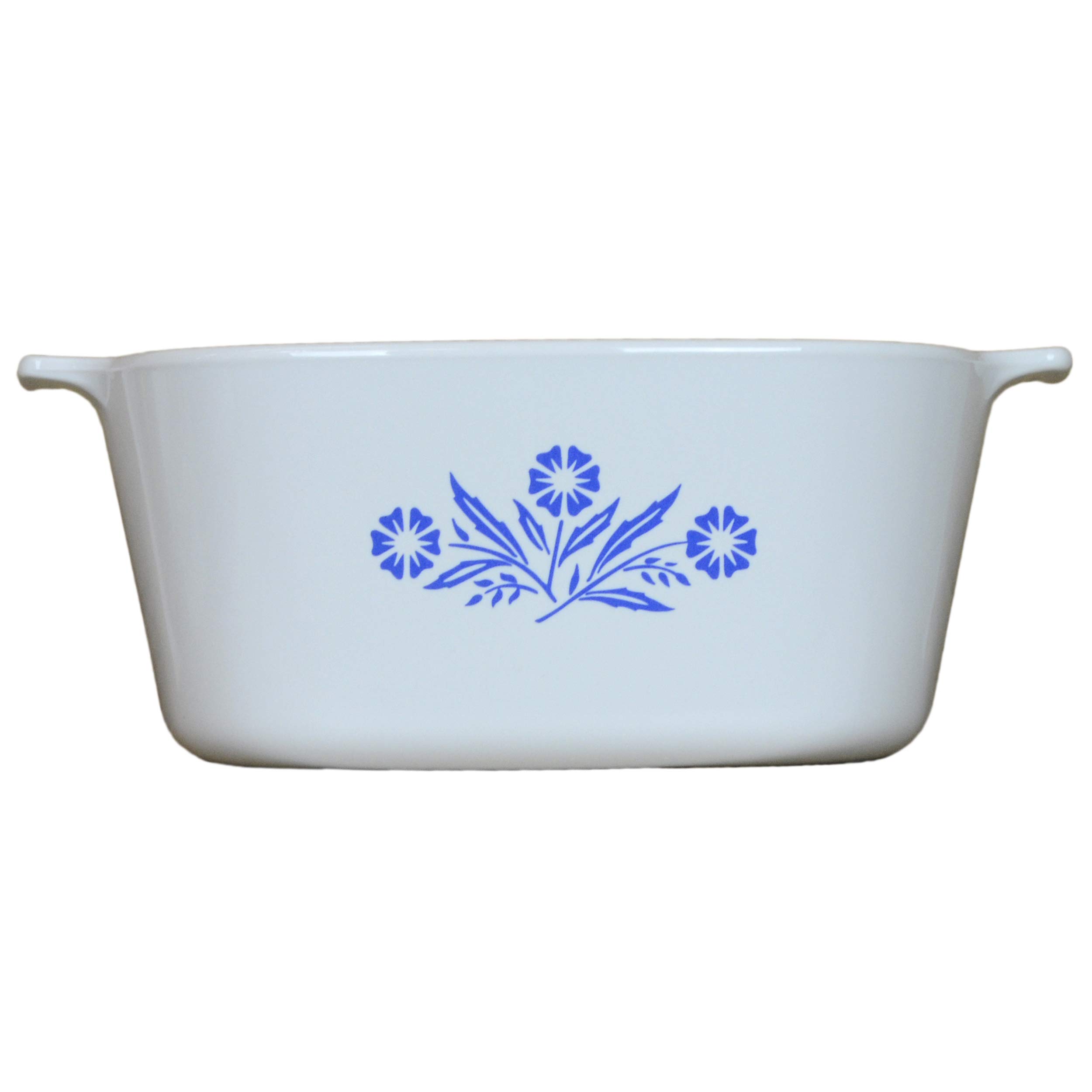 CorningWare (1) A-3-B Cornflower Blue Pyroceram Casserole Dish & (1) A9C Glass Lid
