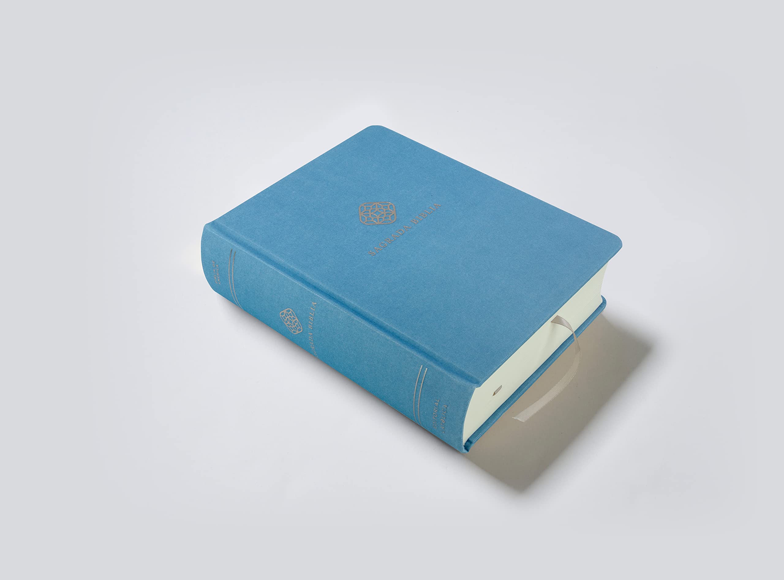 Biblia Católica de apuntes, Tapa dura/tela, Azul, Comfort Print (Spanish Edition)