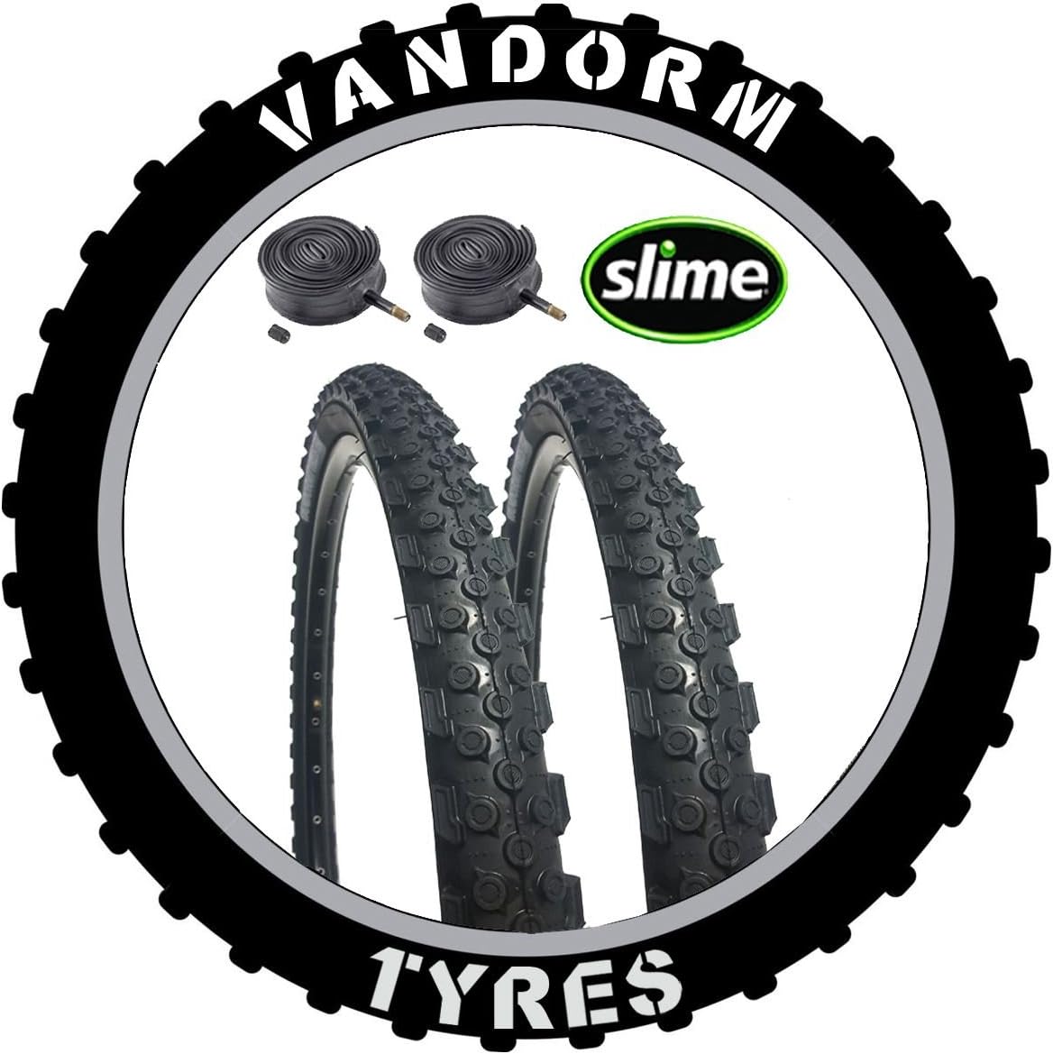 Vandorm Storm 26" x 1.95" Mountain Bike Tyres and Inner Tube Deals