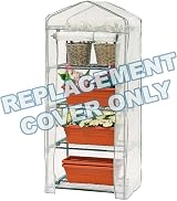 Taylor & Brown 4 Tier Greenhouse Cover Replacement Heavy Duty White PE view 2